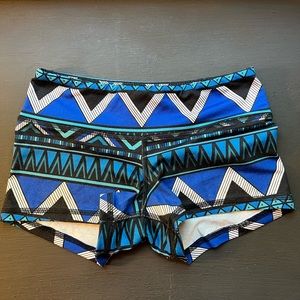 Fleo Blue Tribal Vibe Shorts